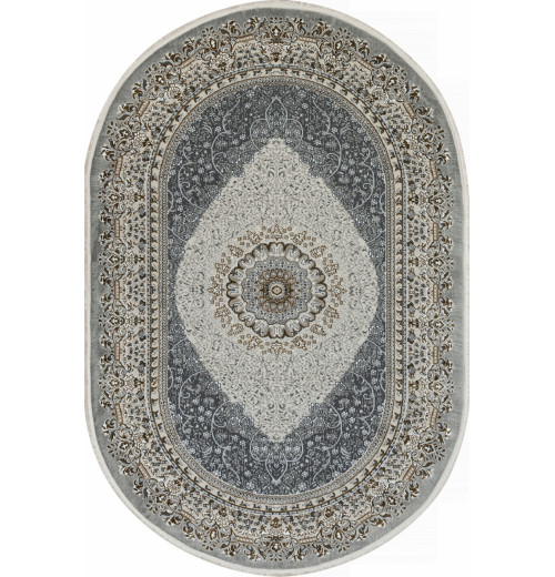 Ковер MIRAY O1464 096 GREY Овал 