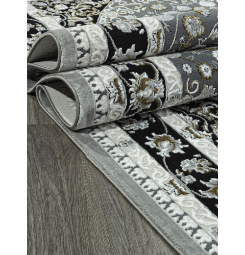 Ковер MIRAY O1467 090 BLACK Прямоугольник 
