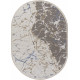 Ковер MOSSO 27231A GRY / BLUE Овал 