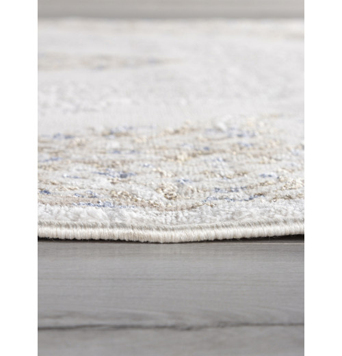 Ковер MOSSO 27236A CREAM / BLUE Прямоугольник 