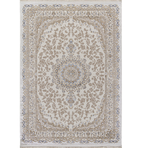 Ковер MOSSO 27239A CREAM / BLUE Прямоугольник 
