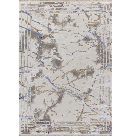 Ковер MOSSO 27243A GRY / BLUE Прямоугольник 