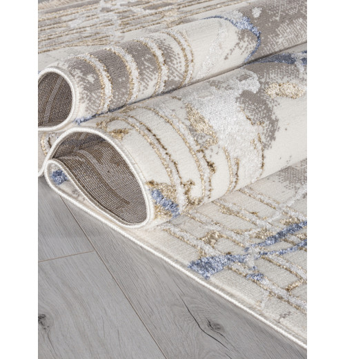 Ковер MOSSO 27243A GRY / BLUE Прямоугольник 