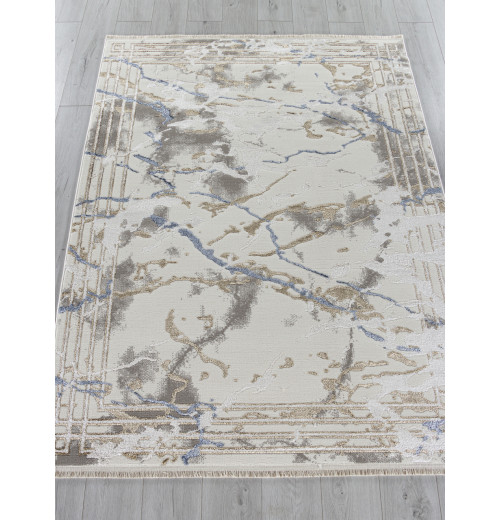 Ковер MOSSO 27243A GRY / BLUE Прямоугольник 