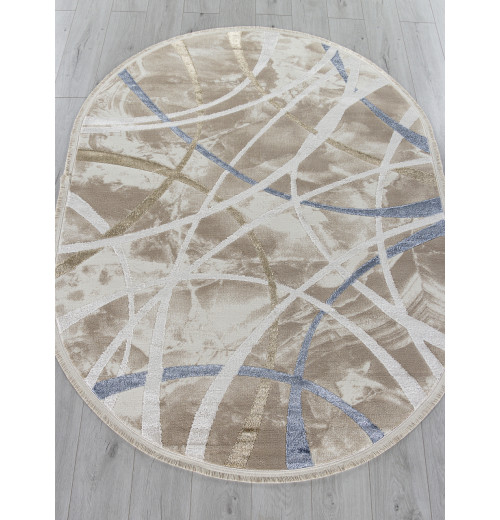 Ковер MOSSO 27248A CREAM / BEIGE Овал 