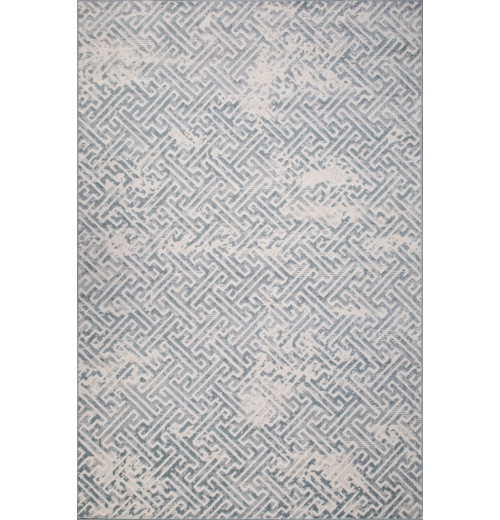 Ковер NATUREL D993 CREAM-BLUE Прямоугольник 
