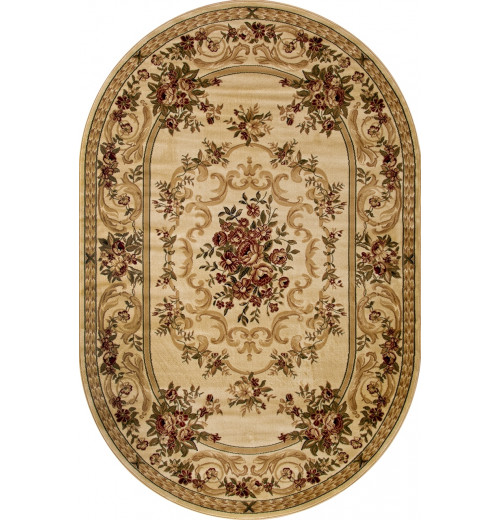 Ковер OLYMPOS d057 CREAM Овал 