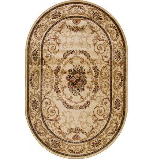 Ковер OLYMPOS d066 CREAM Овал 