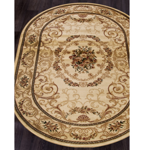 Ковер OLYMPOS d066 CREAM Овал 