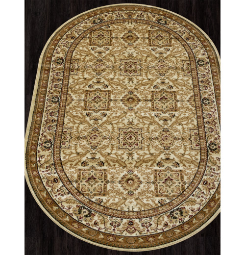 Ковер OLYMPOS D868 CREAM Овал 