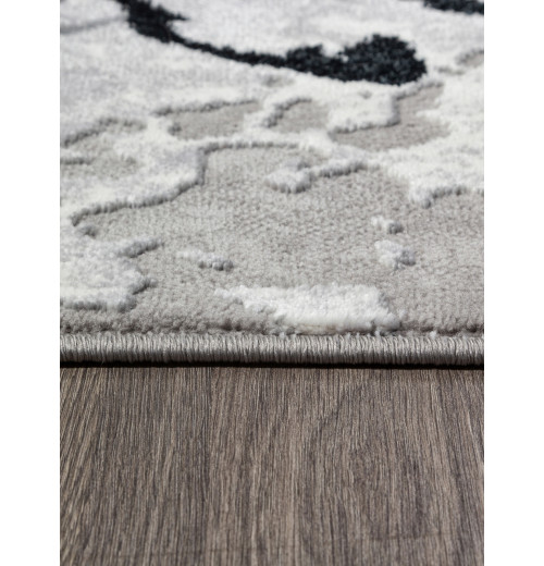 Ковер PALERMO F289 DARK GRAY Овал 