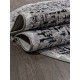 Ковер PALERMO F292 DARK GRAY Овал 