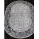 Ковер PALERMO F292 DARK GRAY Овал 