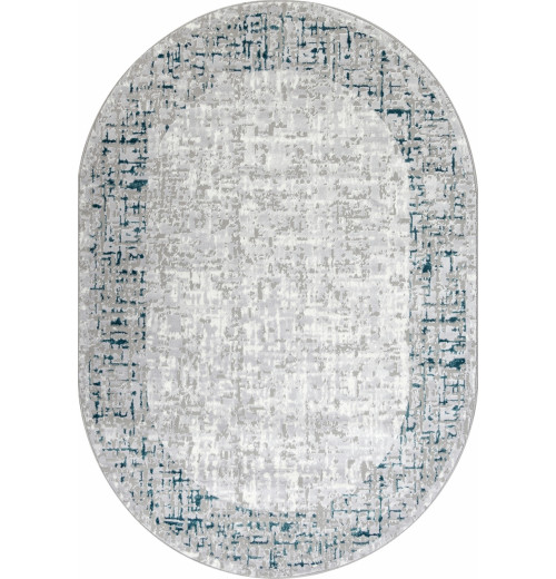 Ковер PALERMO F292 GRAY Овал 