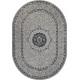Ковер PALERMO F294 DARK GRAY Овал 