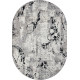 Ковер PALERMO G002 DARK GRAY Овал 