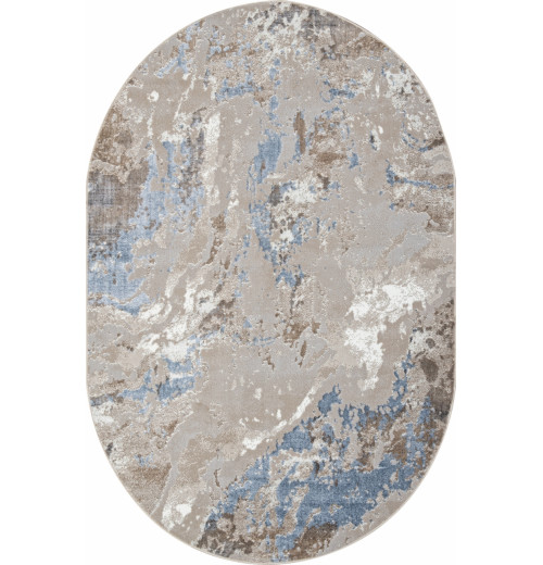 Ковер PARADIZE 00085A L.BLUE / BEIGE Овал 