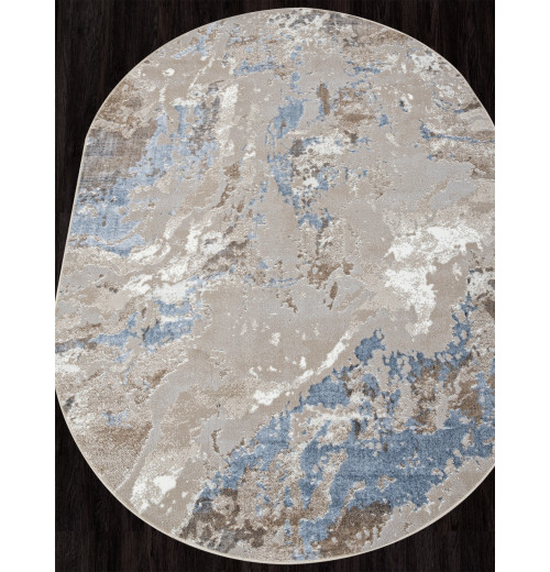 Ковер PARADIZE 00085A L.BLUE / BEIGE Овал 