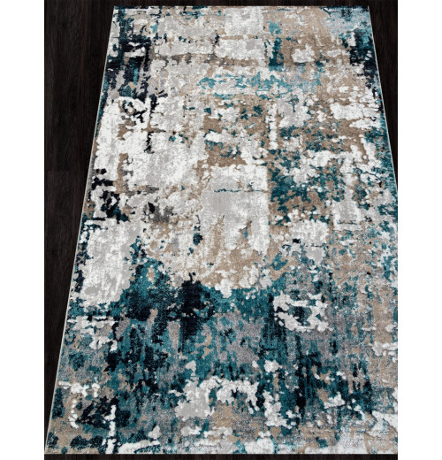 Ковер PARADIZE 01632A GREY / TURQUOISE Прямоугольник 