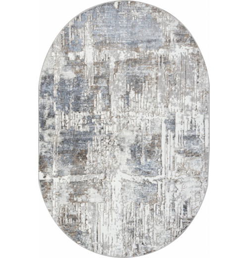 Ковер PARADIZE 06735B L.BLUE / GREY Овал 