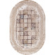 Ковер QUANTUM 03004B BROWN / BROWN Овал 