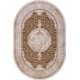 Ковер QUANTUM 03014B BROWN / BROWN Овал 