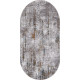 Ковер QUANTUM 03016G GREY / GREY Овал 