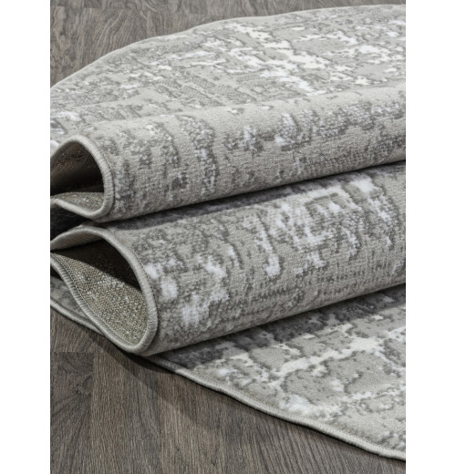 Ковер RICHI 8667 GRAY-CREAM Овал 