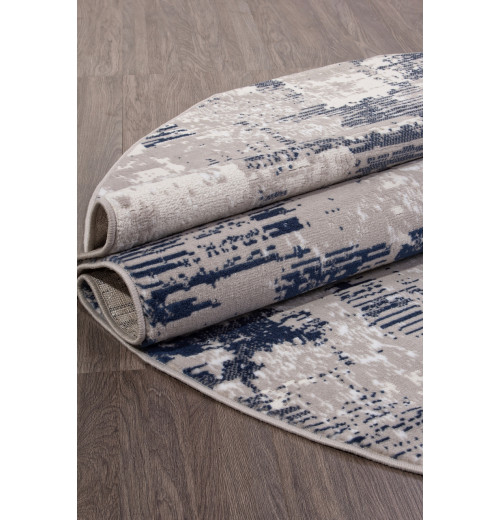 Ковер RICHI 8673 GRAY-BLUE Овал 