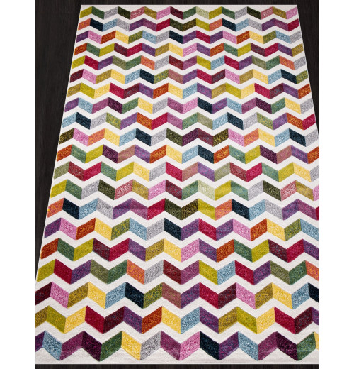 Ковер RIO C056 MULTICOLOR-GRAY Прямоугольник 