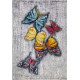 Ковер RIO C064 GRAY-MULTICOLOR Прямоугольник 