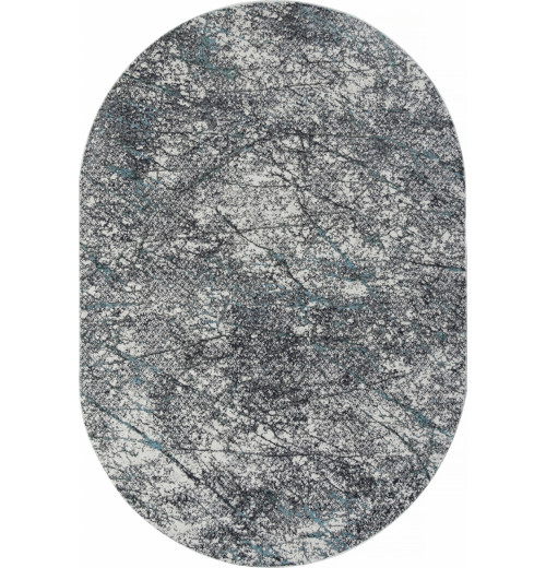 Ковер SAFARI 02474H BLUE / GREY Овал 