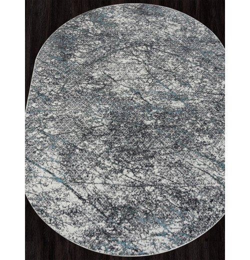Ковер SAFARI 02474H BLUE / GREY Овал 