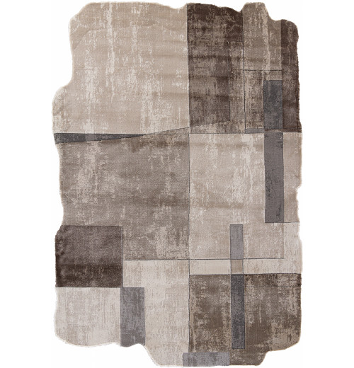 Ковер SAFIR 00838C GREY / BROWN Прямоугольник 