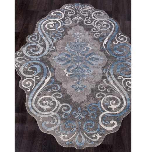 Ковер SAFIR 00858T BLUE / BLUE Прямоугольник 