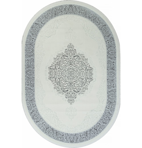 Ковер SAHARA 00759B CREAM HB / GREY FDY Овал 