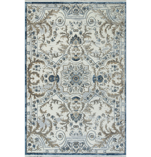 Ковер SAHARA 00765A D.BLUE FDY / CREAM HB Прямоугольник 