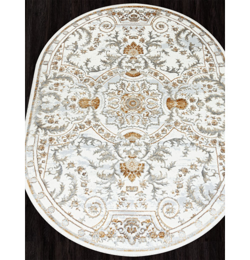 Ковер SAHARA 00765A GOLD FDY / CREAM HB Овал 