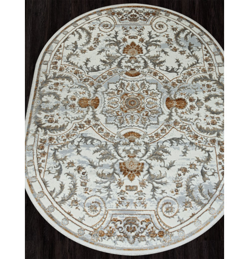 Ковер SAHARA 00765A GOLD FDY / CREAM HB Овал 