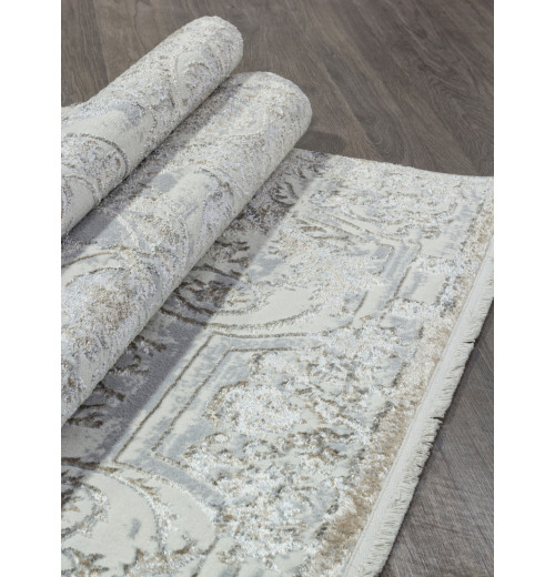 Ковер SAHARA 00765A GREY FDY / CREAM HB Прямоугольник 