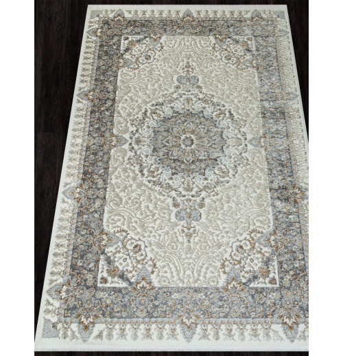 Ковер SAHARA 06066A GREY FDY / CREAM HB Прямоугольник 