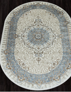 Ковер SAHARA 06066A L.BLUE FDY / CREAM HB Овал