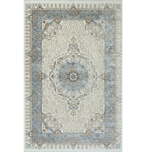 Ковер SAHARA 06066A L.BLUE FDY / CREAM HB Прямоугольник 