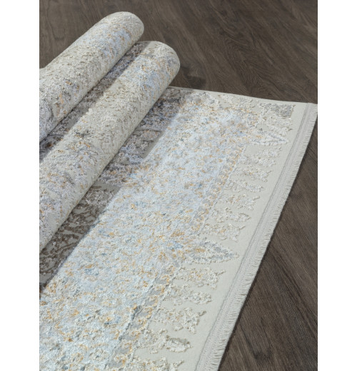 Ковер SAHARA 06066A L.BLUE FDY / CREAM HB Прямоугольник 