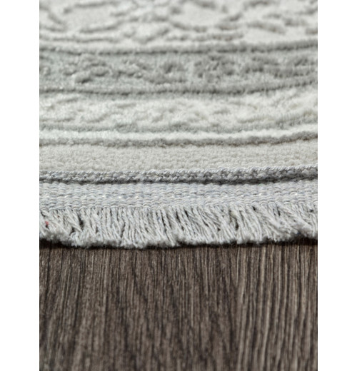 Ковер SANDALI 30020T L.GREY / CREAM Овал 