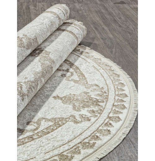 Ковер SANDALI 30231Y BEIGE / L.GREY Овал 