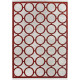 Ковер SARDES TRUVA 08421R RED / RED Прямоугольник 