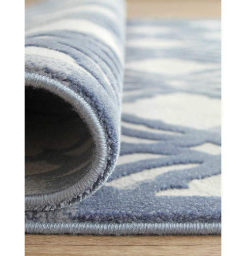Ковер SARDES TRUVA 08423T BLUE / BLUE Прямоугольник 