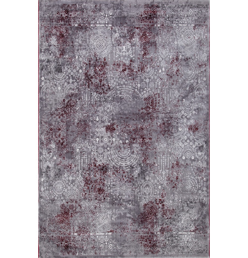 Ковер SATINE S106B KOYU GREY COKEN / RED Прямоугольник 