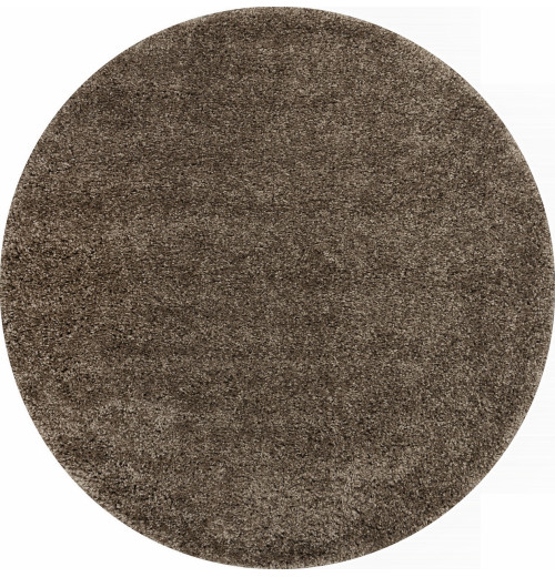 Ковер SHAGGY TREND L001 DARK BROWN Круглый 
